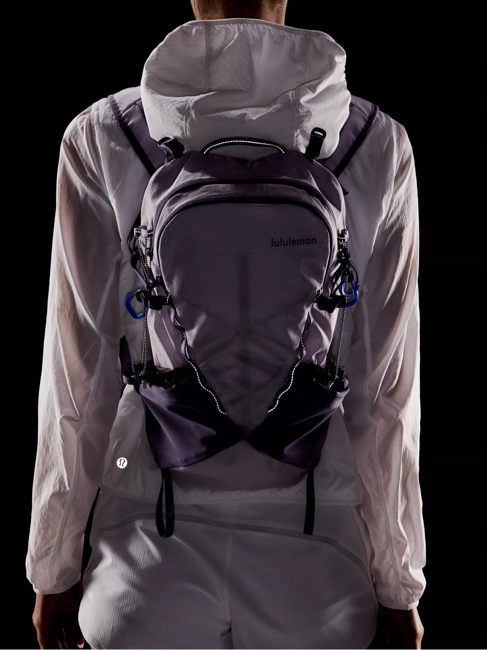 Lululemon All Sport Backpack 10L in Faint Lavender/Grape Mist.